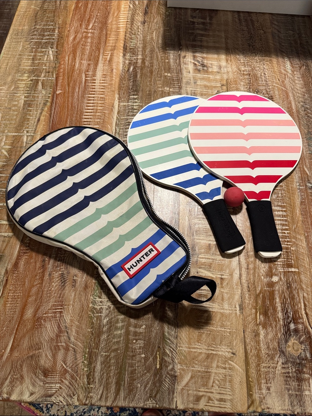 Hunter Striped Paddleball Set